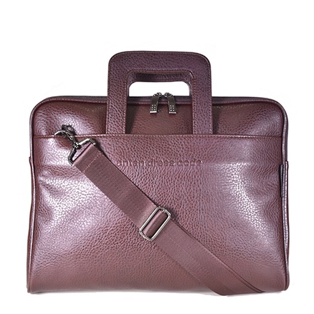 Erkek iş çantası, kahverengi renk, siyah Takım elbise deri