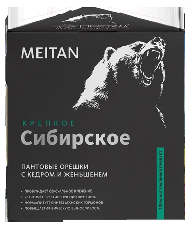 Пантовые орешки с кедром и женьшенем