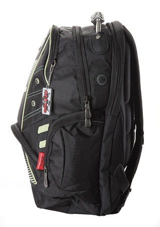 Рюкзак A15-48 Цвет: черный с оливковой отделкой