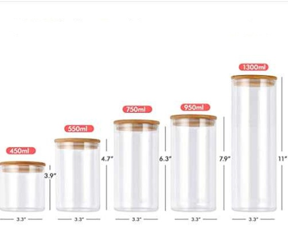 Стеклянная банка для хранения