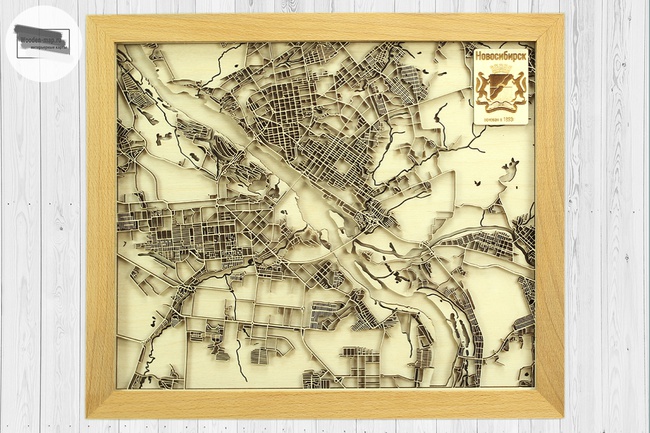 Карта Новосибирска (центр города)
