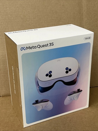 Meta Quest 3S 128GB VR Headset - White - Brand New