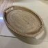 Поднос для сервировки из ротанга, Плетеный поднос для хранения, Поднос для еды