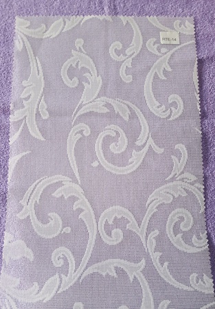 Рулонные шторы с рисунком из тюлевой занавески серии RTE