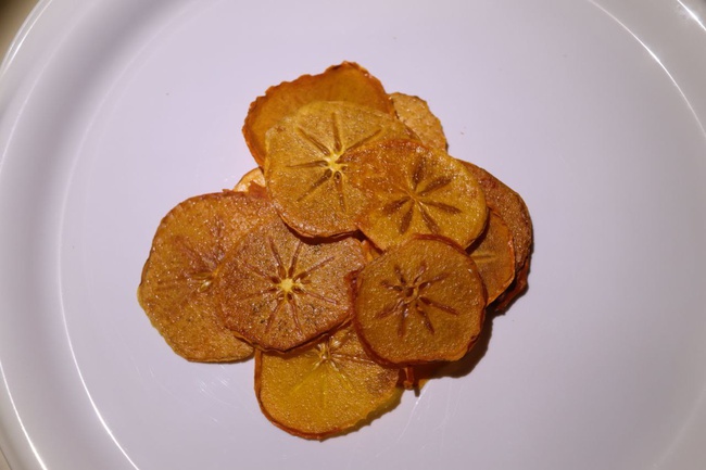 Doğal Trabzon hurması cipsleri