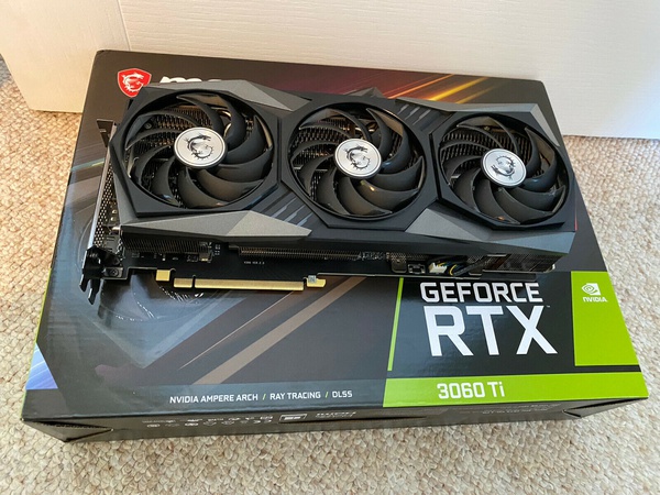 Видеокарта MSI GeForce RTX 3060 Ti GAMING X TRIO 8 ГБ GDDR6