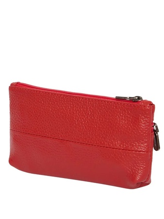 Ключница-кошелек 2 молнии натуральная кожа