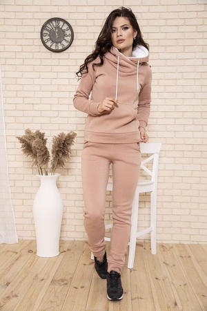 СПОРТ КОСТЮМ ЖЕНСКИЙ 102R016-1 ЦВЕТ СВЕТЛО-КОРИЧНЕВЫЙ