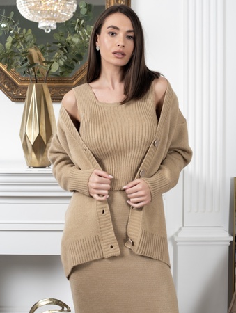 Örme kazak, kazak, şapka vb.