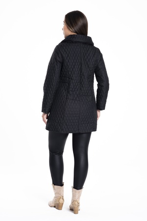 Büyük Beden Kapitone Mont