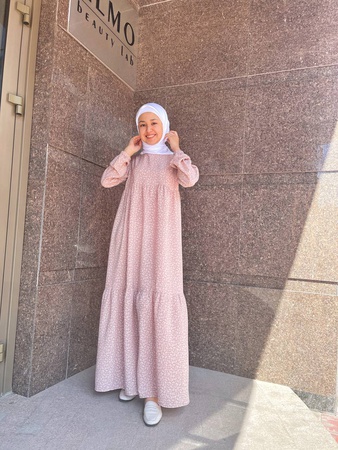 Платье-ярус цветочный