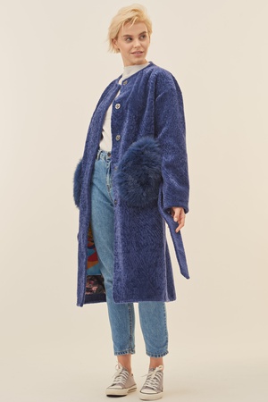 Erkek Ceket Silverfox Model 808 Mavi