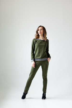 Костюм молодёжный "Виола"(ф\п) + рибана с люрексом