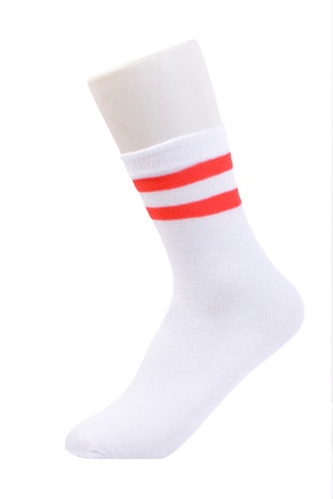 НОСКИ ЖЕНСКИЕ "DIVI" № 474-G324 БЕЛЫЕ С КРАСНЫМ