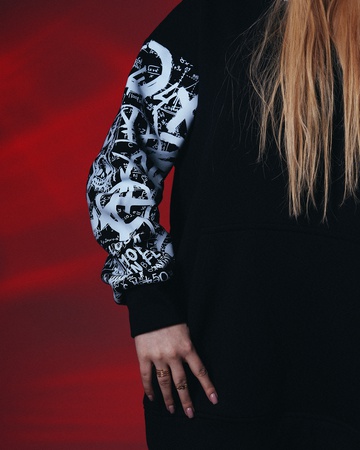 толстовка черная 2easy