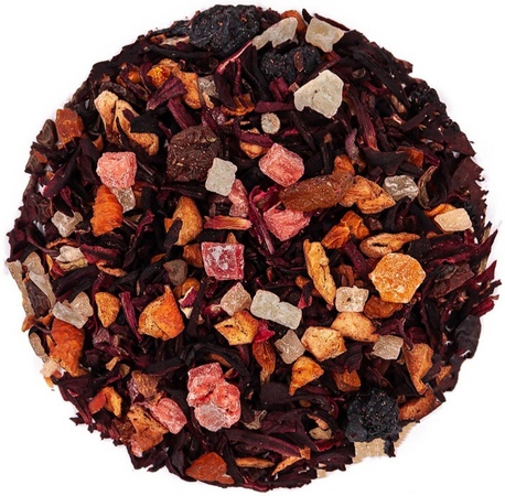 Çeşitler içinde yaprak, bitki, meyve çayları