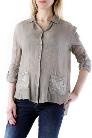 Платья, блузки с пайетками из Италии