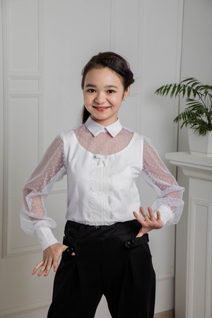 Школьная подростковая блузка