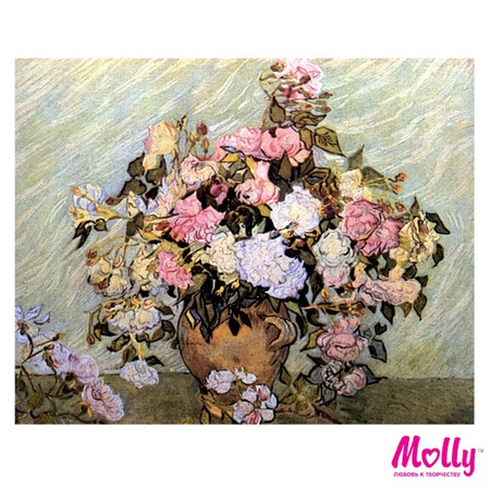 Картина по номерам Ван Гог. Ваза с розами