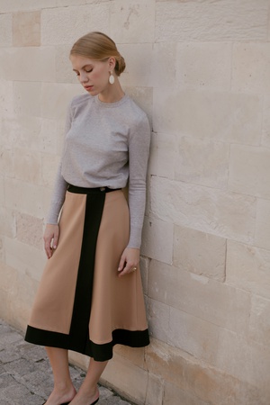 Юбка на запах из джерси '20