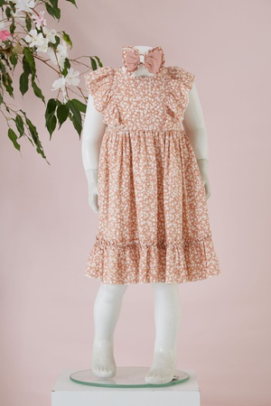 Kolsuz Kız Çocuk Elbise