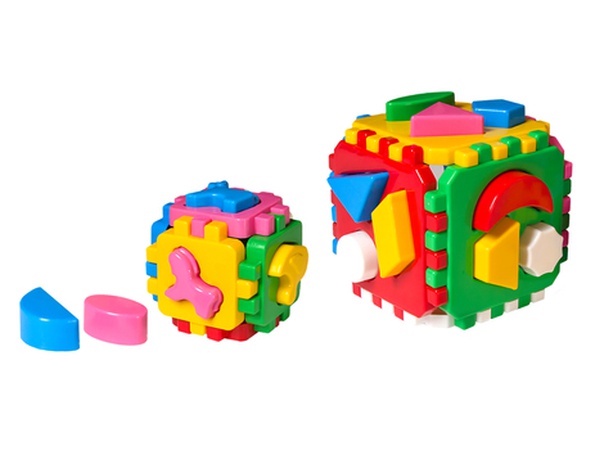 Куб "Умный малыш" 1+1 в пакете 12*12*27см (15шт)