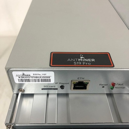 Antminer S19Pro 110. Gebraucht