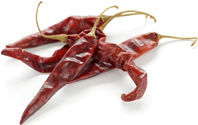 Kırmızı, acı biber (Fergana ve Hint çeşitleri) (KURUTULMUŞ, EĞİLMİŞ, MARİNE)