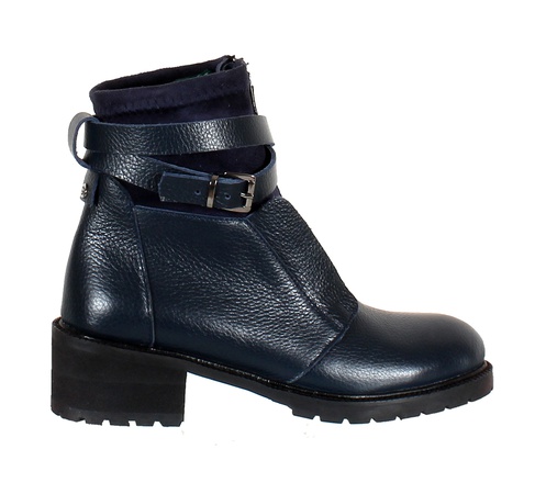 Женские ботинки, натуральная кожа, текстиль <G934>