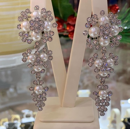 Серьги из кристаллов Swarovski