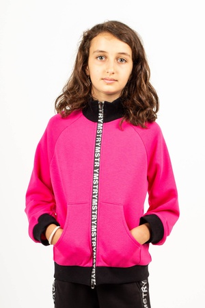 Sweatshirt raspberry with a snake Yumster YF.22.09.002