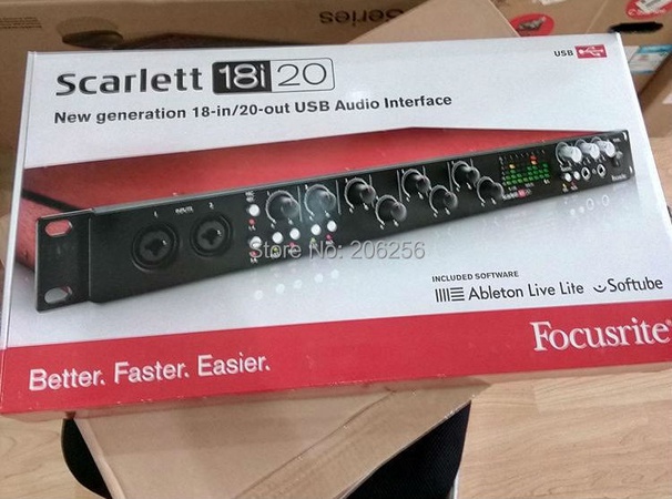 Focusrite Scarlett 18i8 Rednet X2P MP8R Ethernet аудио интерфейс USB 3-го поколения профессиональные инструменты