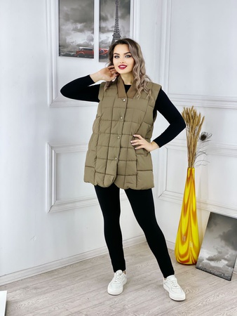 Стеганные безрукавки