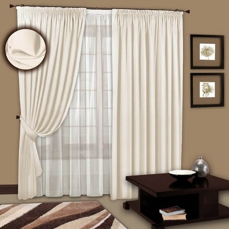 Salon için perde seti