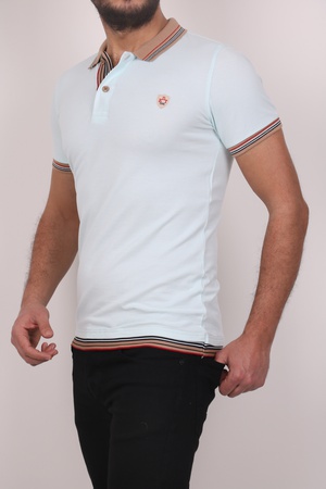 Футболка с воротником-поло из ткани пике