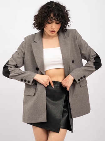 Пиджак оверсайз удлиненный с поясом