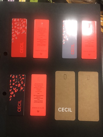 Бирка этикет