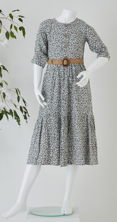 платье с рукавами