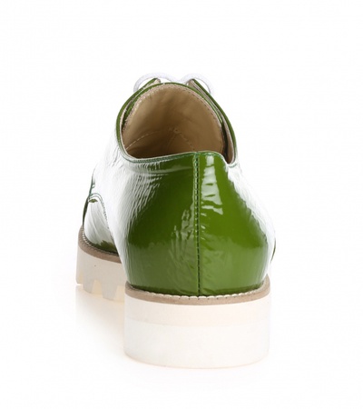 أحذية جلدية براءات الاختراع الخضراء n135