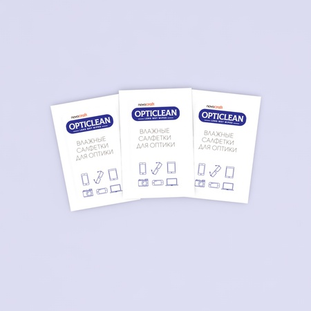 OPTICLEAN - влажные салфетки для оптики и экранов гаджетов (20pcs)