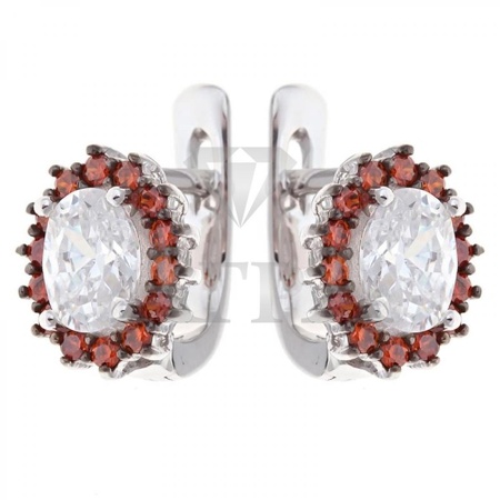 90431сгр Серьги (Ag 925)