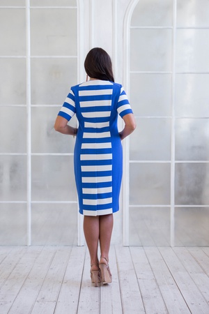 Elbiseler 2955 / mavi, açık mavi.