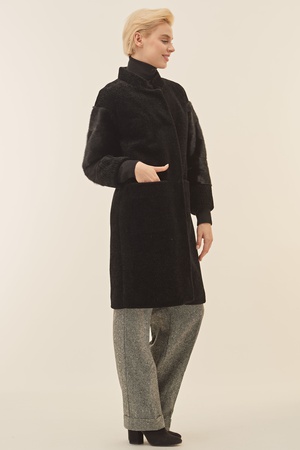 Пальто женское Silverfox модель 804-черный