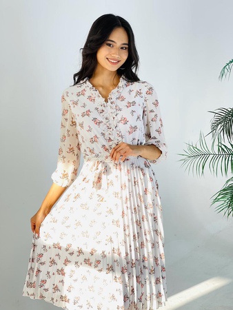 Dress chiffon with a lock is suitable for nursing 44-50r