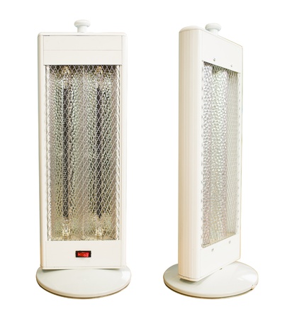 Flat vertical infrared heaters
