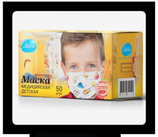 Детская медицинская маска «Латiо»