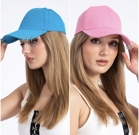 piercingli yazlık şapka