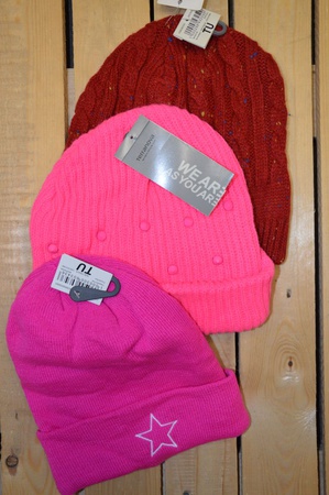 Terranova + TATI kış aksesuarları (şapkalar, eşarplar, eldivenler) - yetişkinler ve çocuklar için