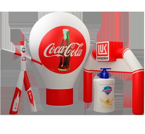 Надувная реклама и фигуры авторского дизайна