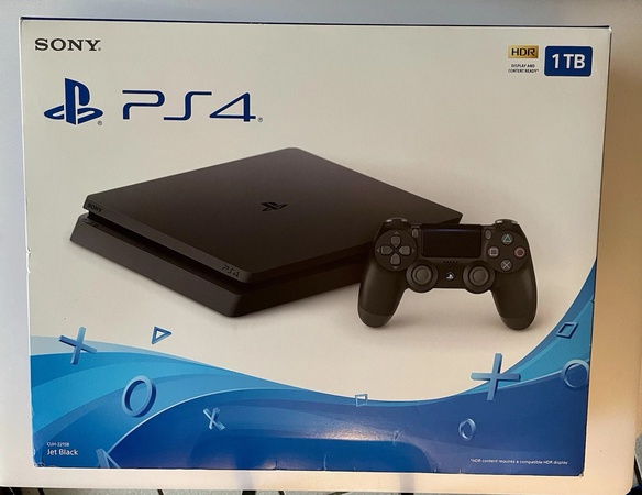 Sony PlayStation PS4 1TB Slim Console Black CUH-2215B Brand New In Box